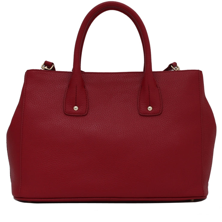 Furla Serena Small Leather Tote Bag- Cabernet