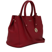 Furla Serena Small Leather Tote Bag- Cabernet