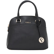 Furla Victoria Small Dome Satchel Bag- Onyx