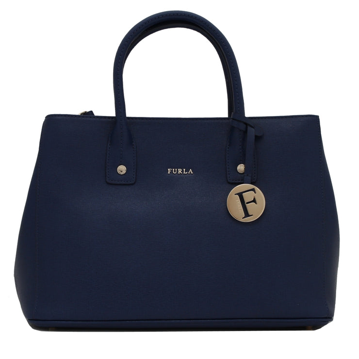 Furla Linda Tote Bag- Navy