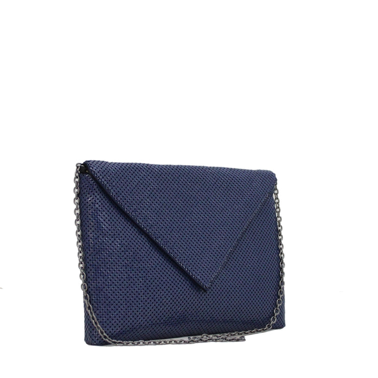 BCBG Mesh Envelope Clutch-Crossbody Bag- Lipstick