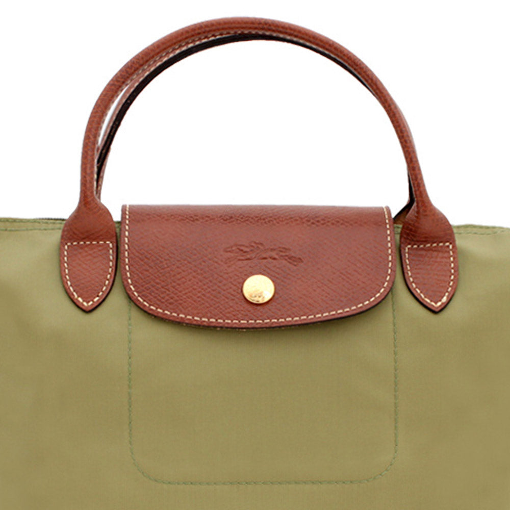きよみLongchamp かごバッグ 2way(美品)カーキ 560002-longchamp-