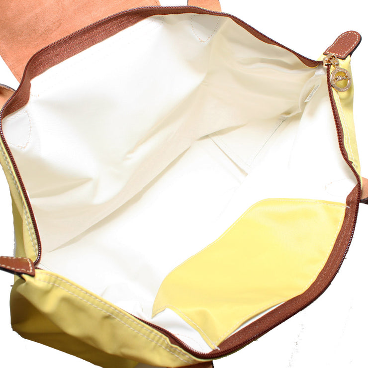 LongChamp Le Pliage Medium Shoulder Tote- Citrine