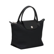 Longchamp Planetes Mini Top Handle Tote Bag- Black