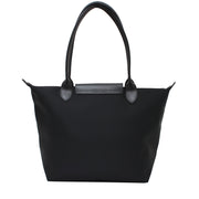 Longchamp Planetes Medium Shoulder Tote Bag- Black