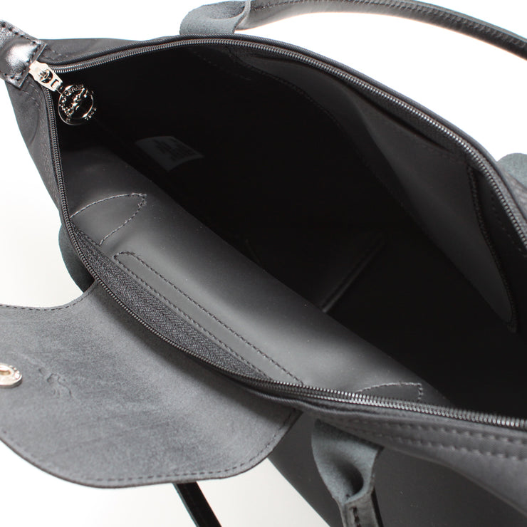 Longchamp Planetes Medium Shoulder Tote Bag- Black