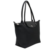 Longchamp Planetes Medium Shoulder Tote Bag- Black