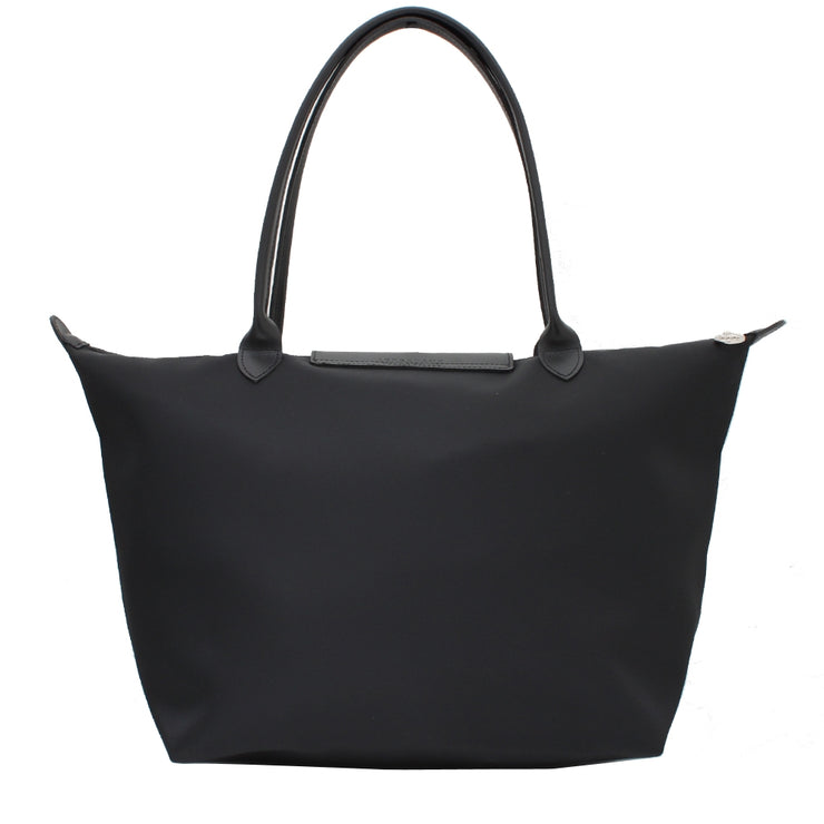 Longchamp Planetes Large Shoulder Tote Bag- Black