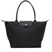 Longchamp 1899578 Le Pliage Neo Large Shoulder Tote Bag- Black