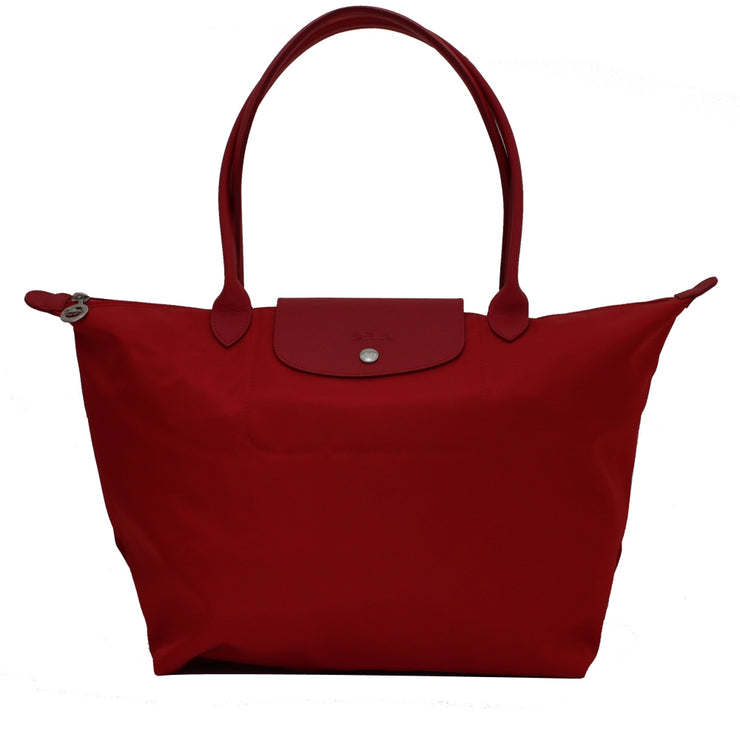 Longchamp 1899578 Le Pliage Neo Large Shoulder Tote Bag- Poppy