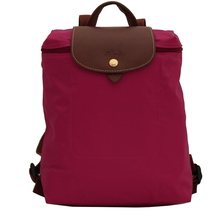 Longchamp 1699089 Le Pliage Nylon Backpack Bag- Cyclamen