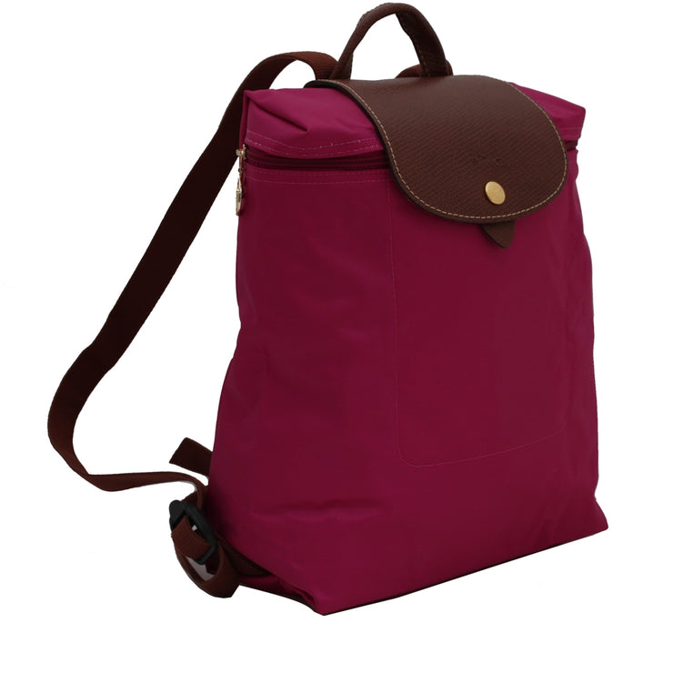 Longchamp 1699089 Le Pliage Nylon Backpack Bag- Cyclamen