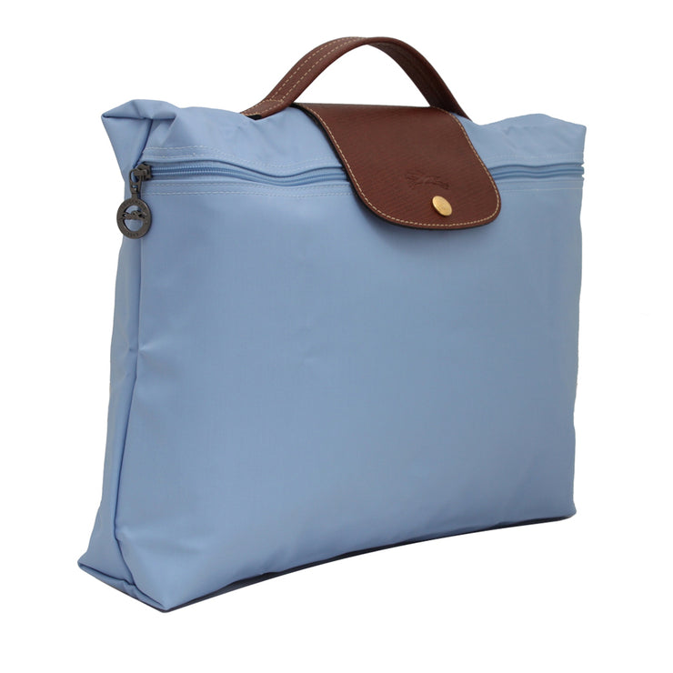 Longchamp 2182089 Le Pliage Nylon Document Holder Bag- Blue Mist