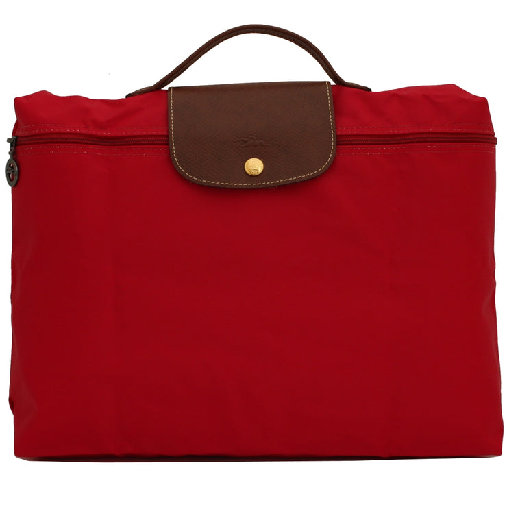 Longchamp 2182089 Le Pliage Nylon Document Holder Bag- Red Garance