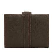 Longchamp Veau Foulonne Leather French Wallet- Mocha