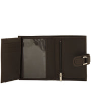 Longchamp Veau Foulonne Leather French Wallet- Mocha