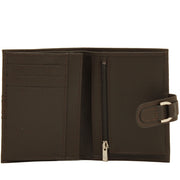 Longchamp Veau Foulonne Leather French Wallet- Mocha