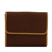 Longchamp LM Cuir Deluxe Leather French Wallet- Oak Brown
