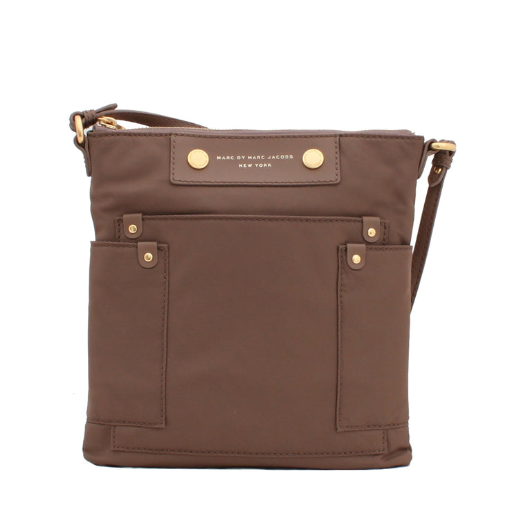 Marc by Marc Jacobs Preppy Nylon Sia Crossbody Bag- Rootbeer