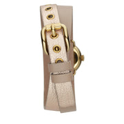 Marc by Marc Jacobs Amy Dinky Double Wrap Strap Watch- Ginger Snap-Gold