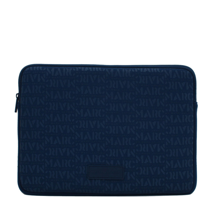 Marc by Marc Jacobs Jungle Logomania 13 Inch Computer Case- Icelandic Blue