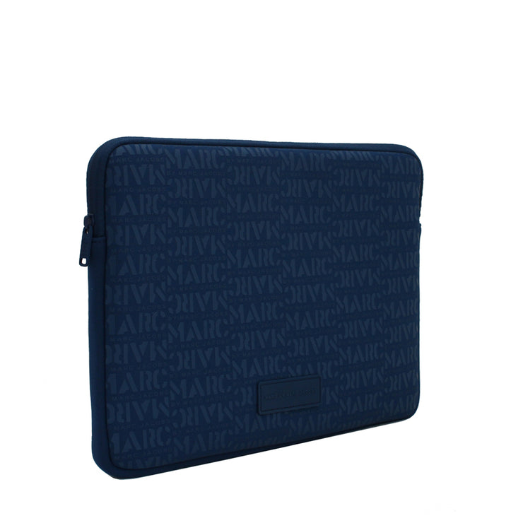 Marc by Marc Jacobs Jungle Logomania 13 Inch Computer Case- Icelandic Blue