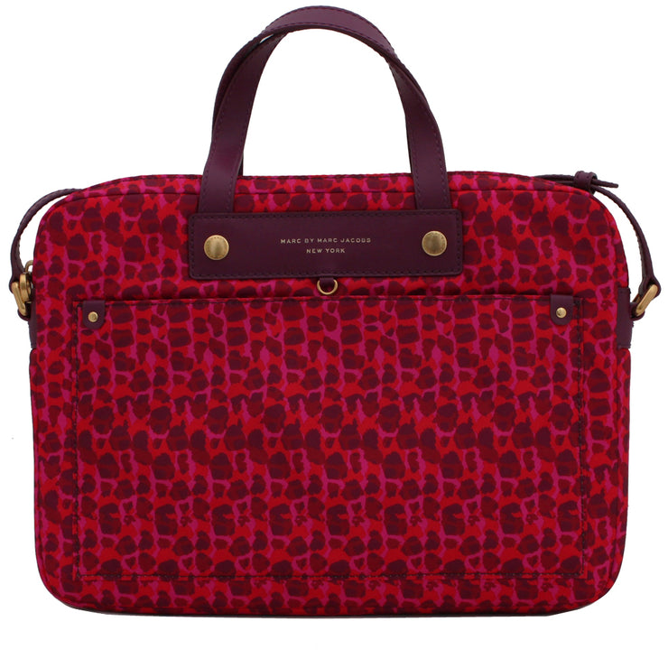 Marc by Marc Jacobs Preppy Nylon 13 Inch Computer Commuter Bag- Cardinal Multi