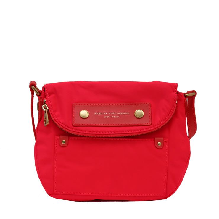 Marc by Marc Jacobs Preppy Nylon Natasha Mini Crossbody Bag- Diva Pink