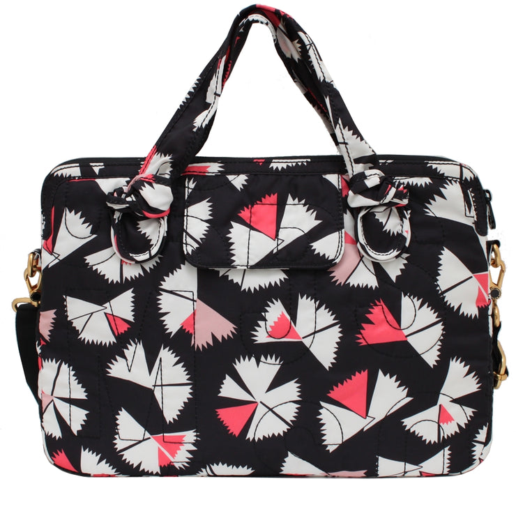 Marc by Marc Jacobs Pretty Nylon Pinwheel 15 Inch Computer Commuter Bag- Black Multi