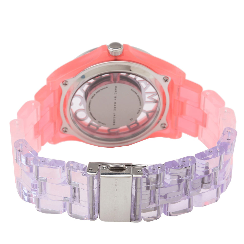Marc by Marc Jacobs Watch MBM4568- Henry Skeleton Fluro Coral