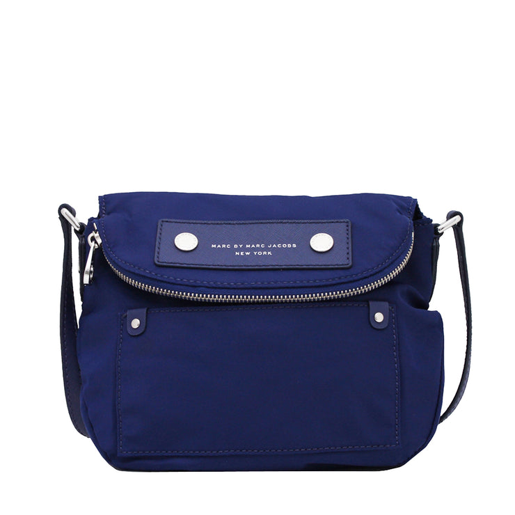 Marc by Marc Jacobs Preppy Nylon Natasha Mini Crossbody Bag- Deep Ultraviolet