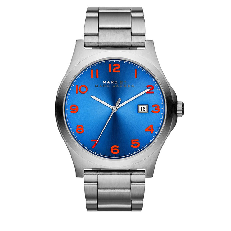 Marc by Marc Jacobs Watch MBM5058- Jimmy Blue Dial Stainless Steel Men Watch