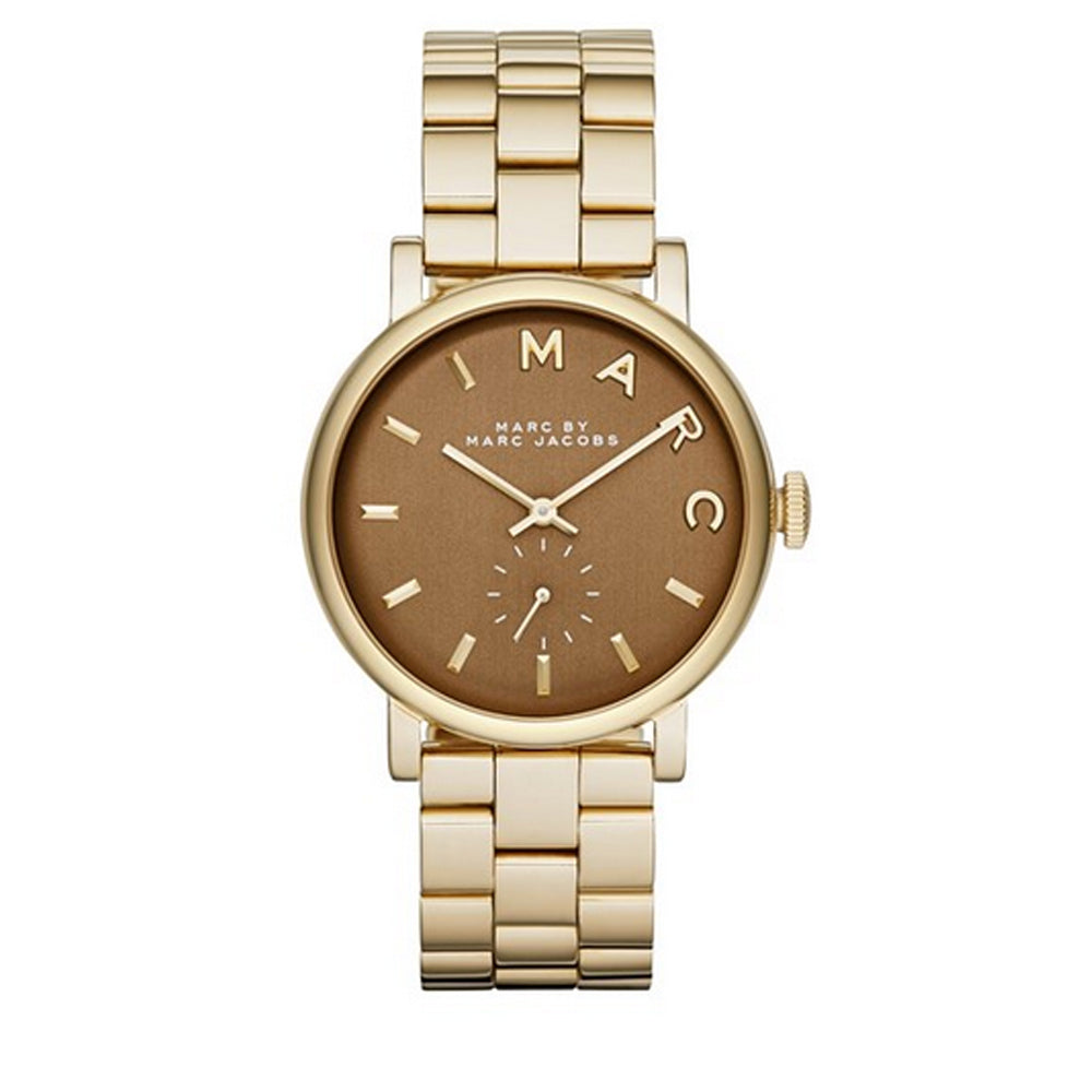 Marc by Marc Jacobs Watch MBM8631 Baker Gold Stainless Steel Ladies Watch PinkOrchard