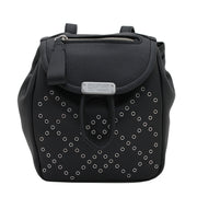 Marc by Marc Jacobs Mini Luna Grommet Studded Leather Backpack- Black