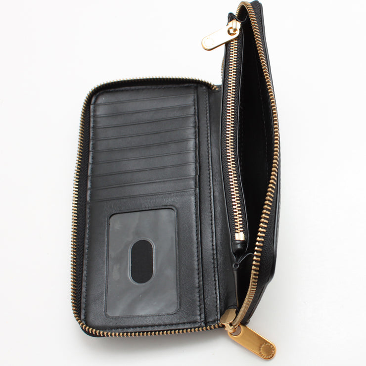 Marc by Marc Jacobs New Q Vertical Zippy Wallet- Black