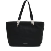 Marc Jacobs Pike Place East West Leather Tote Bag- Black