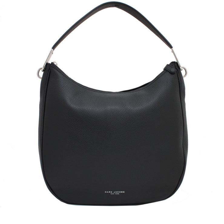 Marc Jacobs Pike Place Leather Hobo Bag- Black