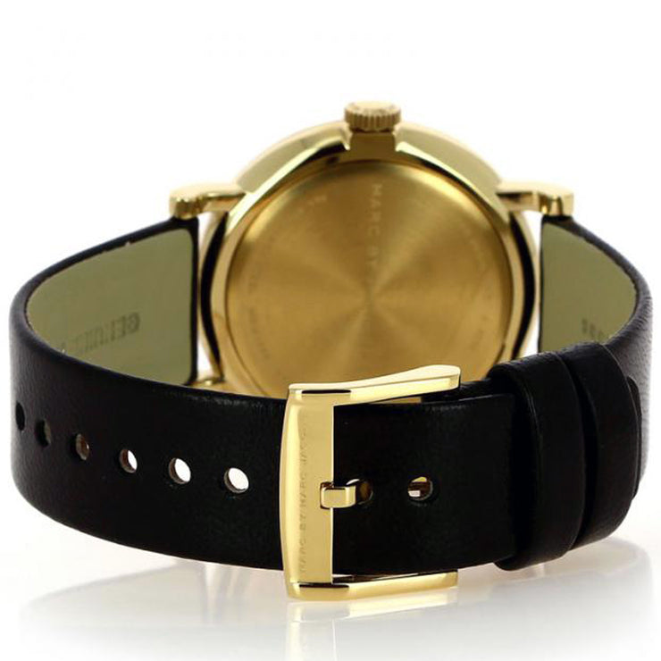 Marc by Marc Jacobs Watch MBM1269- Baker Black Leather Ladies Watch