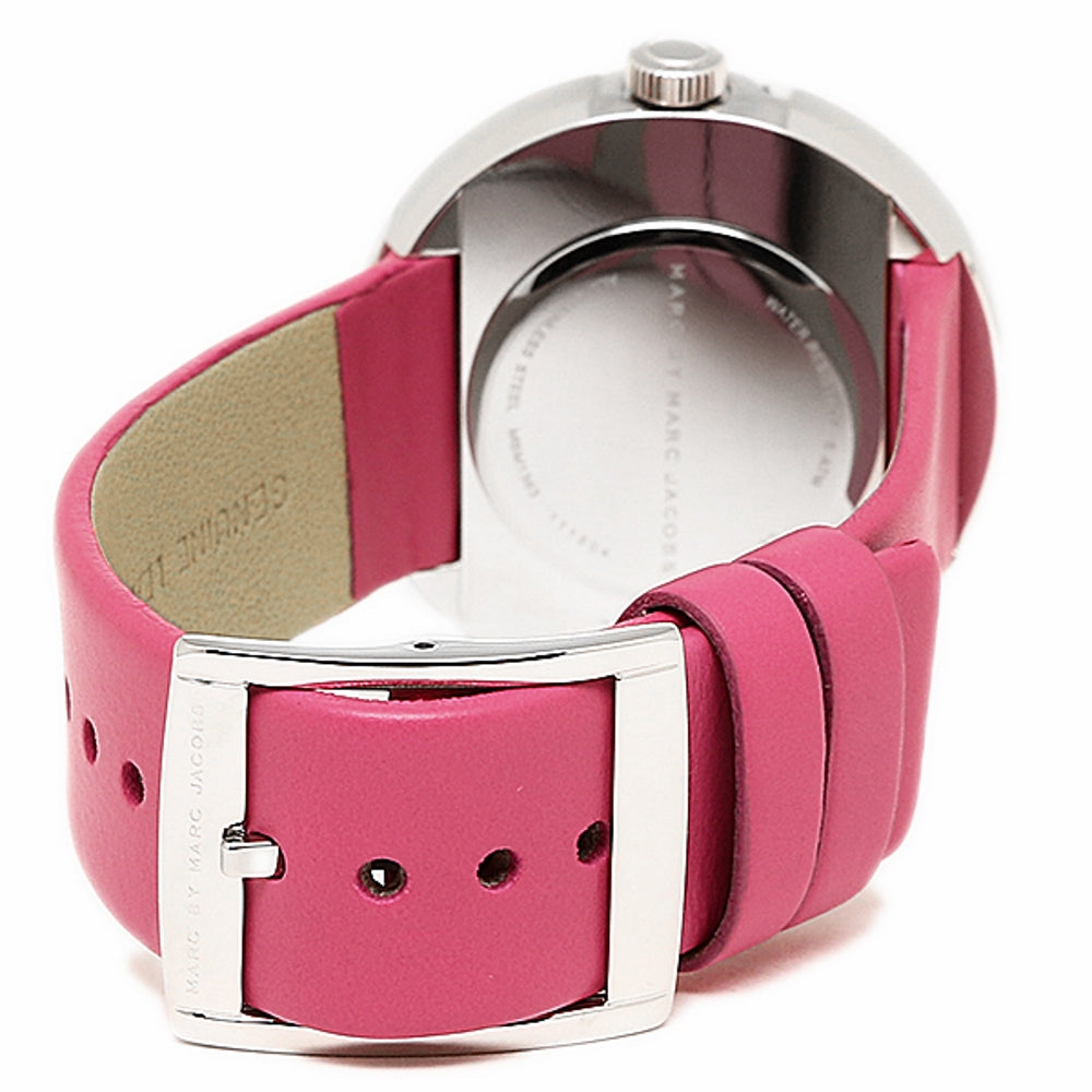Marc by Marc Jacobs Watch MBM1363- Peggy Pink Leather Ladies
