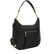 Marc Jacobs Recruit Leather Hobo Bag- Black