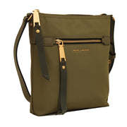 Marc Jacobs Trooper North- South Nylon Cross Body Bag- Black