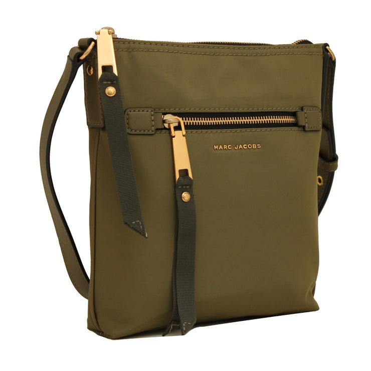 Marc Jacobs Trooper North- South Nylon Cross Body Bag- Black