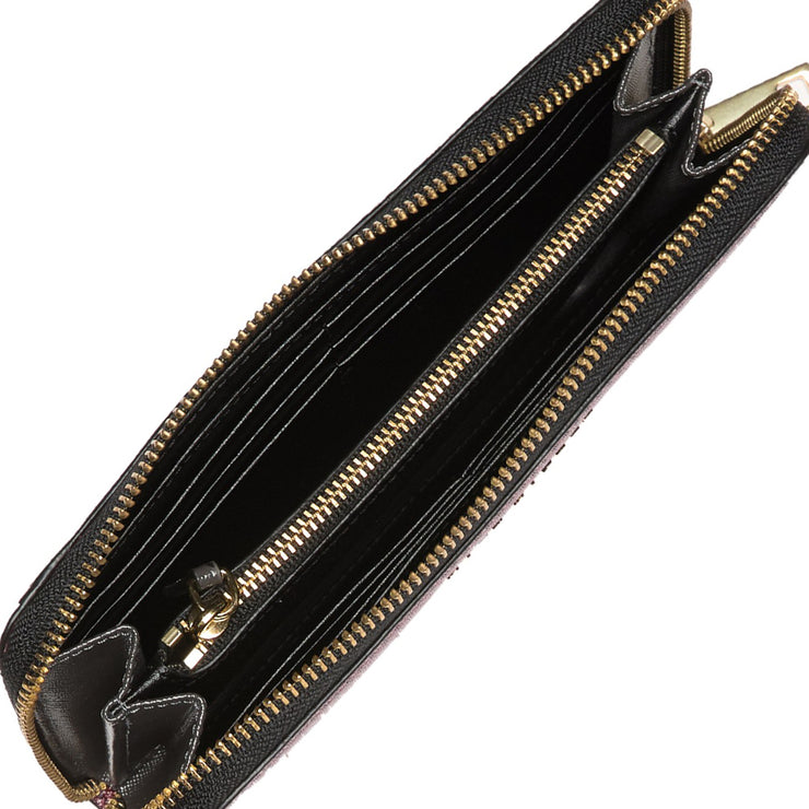 Marc Jacobs Standard Continental Wallet- Deep Maroon Multi