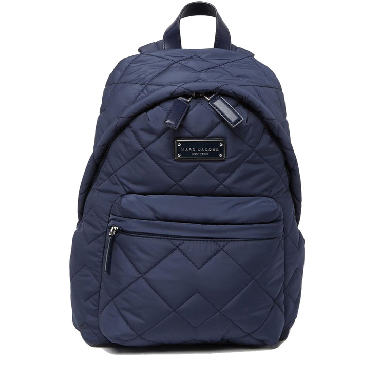 Marc Jacobs Crosby Quilted Nylon Back Pack Bag- Indigo