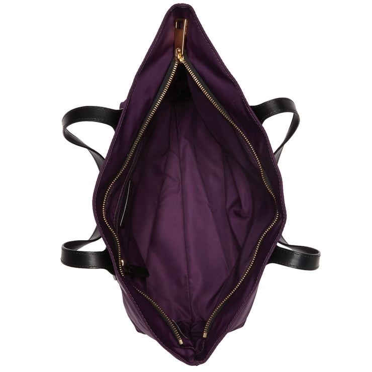 Marc Jacobs Nylon Wingman Tote Bag- Grape