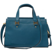 Marc Jacobs Cruiser Leather Satchel Bag- Deep Teal