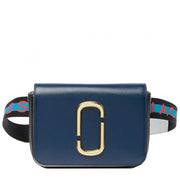 Marc Jacobs Logo Strap Hip Shot Bag- Blue Sea Multi