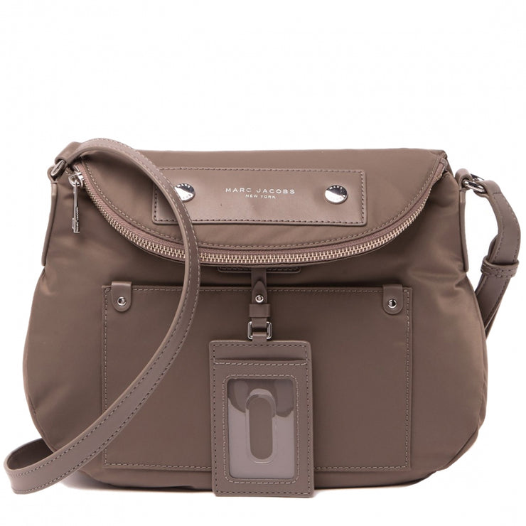 Marc Jacobs Preppy Nylon Natasha Crossbody Bag in Quartz Grey
