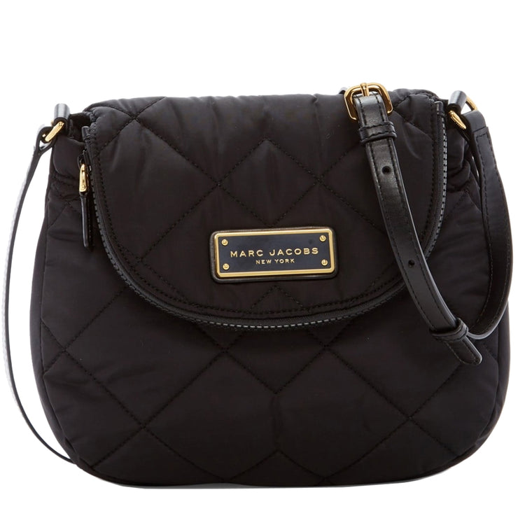 Marc by Marc Jacobs Natasha Quilted Nylon Crossbody Handbag (Black)