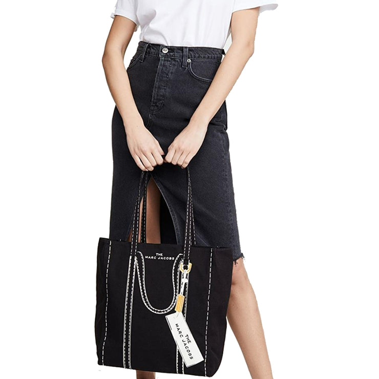 Marc Jacobs Trompe L oeil Tag 31 Tote Bag in Black Multi